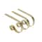 Original MantleClip® Brass Stocking Holders, 3ct.